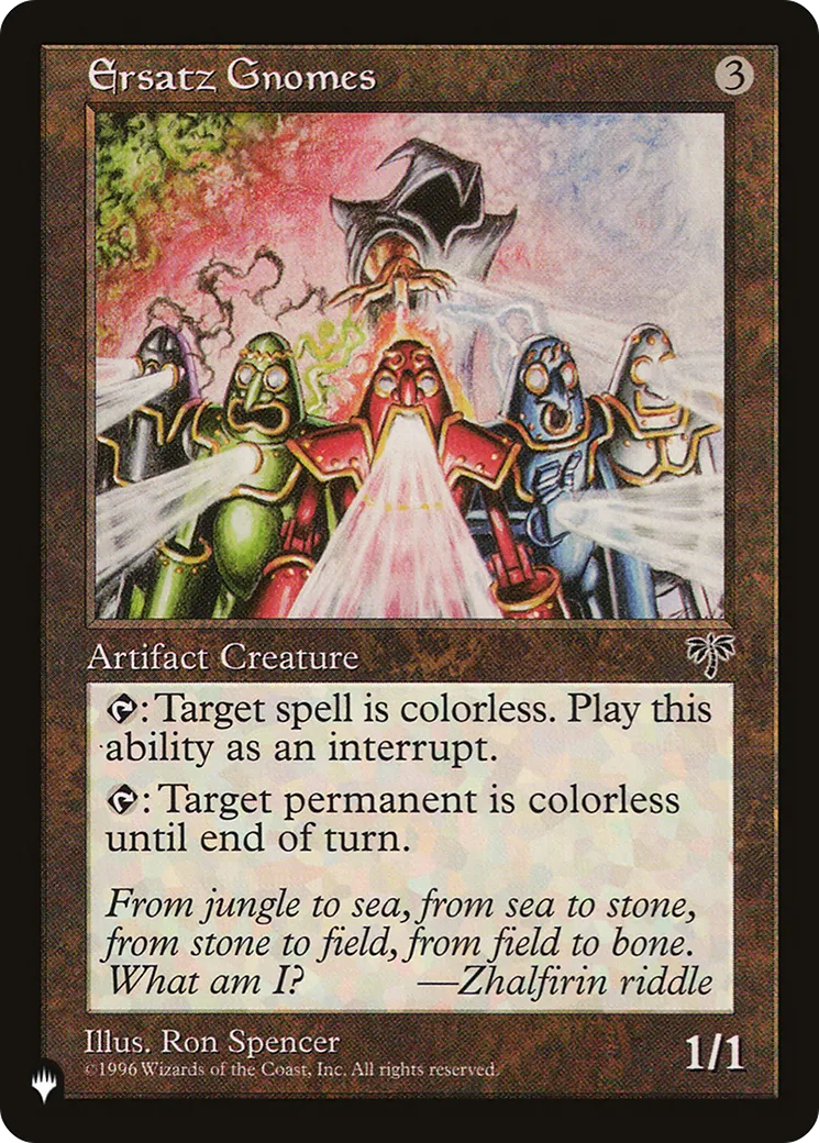 Ersatz de gnomes — The List — Magic: The Gathering