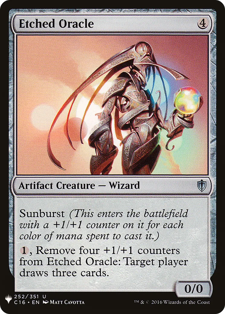Oracle gravé — The List — Magic: The Gathering