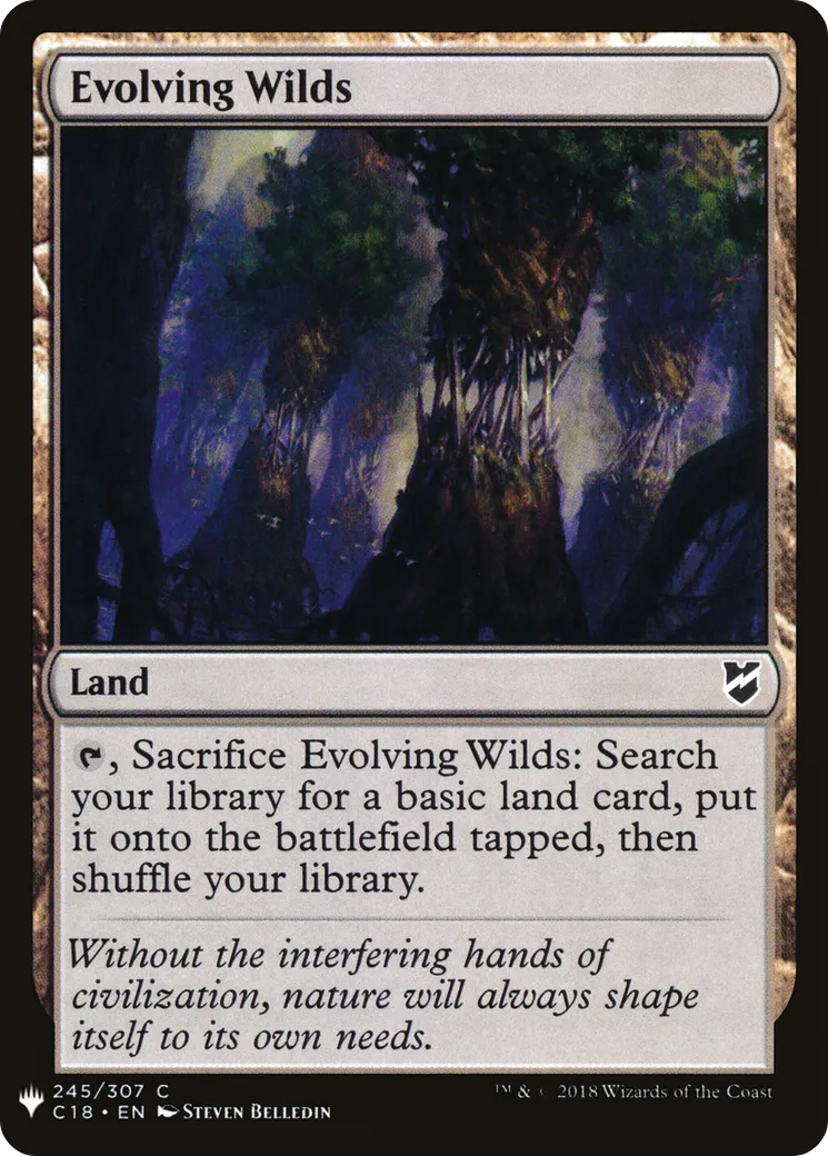 Étendues sauvages en évolution — The List — Magic: The Gathering
