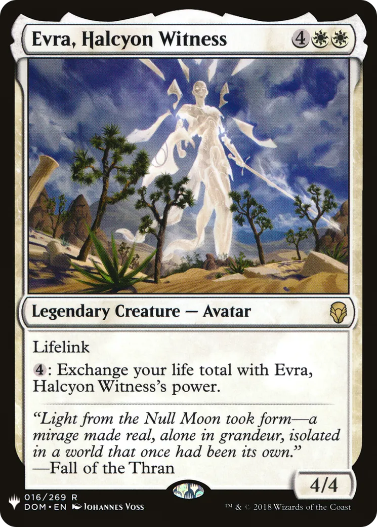 Evra, témoin d'Alcyon — The List — Magic: The Gathering