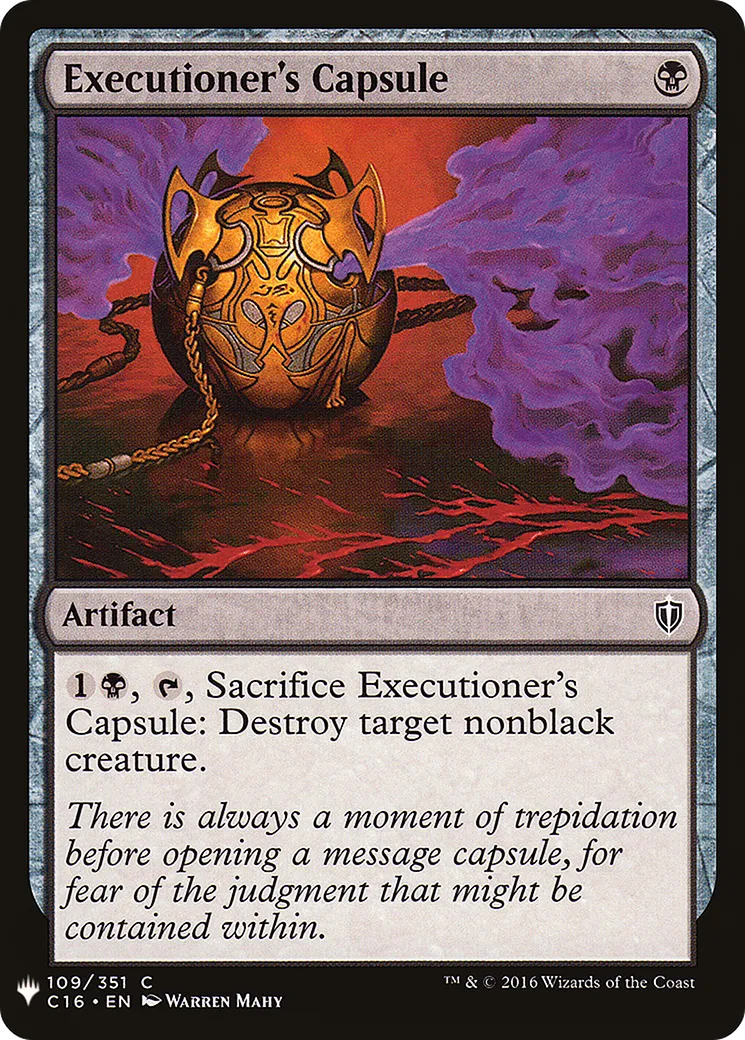Executioner's Capsule — The List — Magic: The Gathering