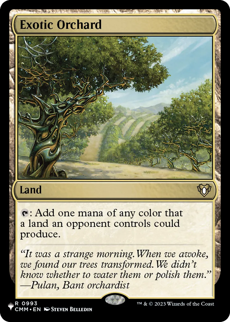 Exotic Orchard — The List — Magic: The Gathering