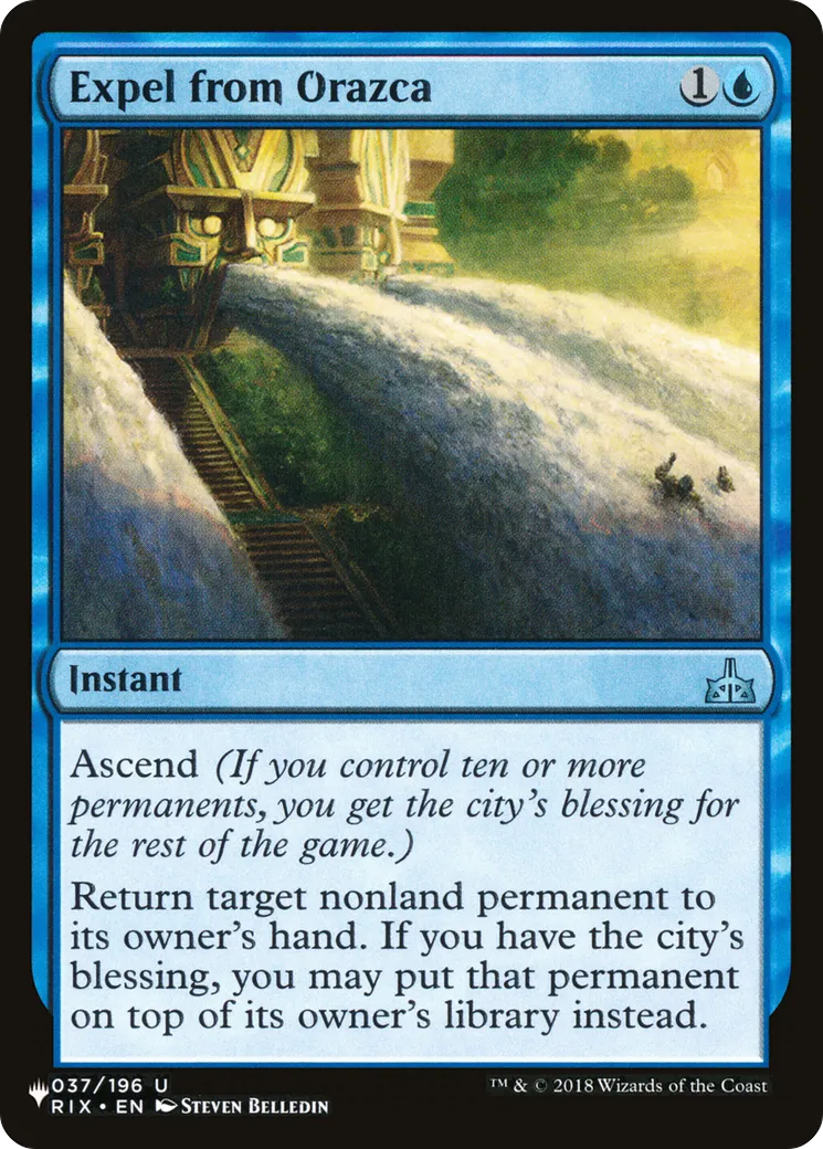 Expel from Orazca — The List — Magic: The Gathering