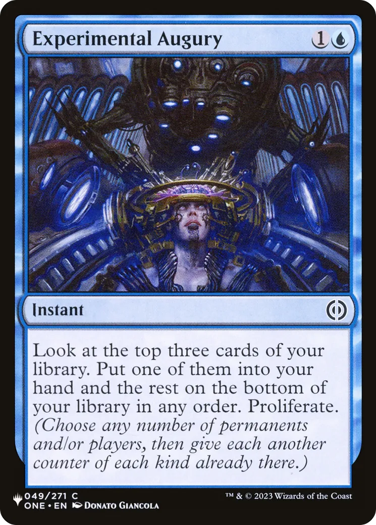 Experimental Augury — The List — Magic: The Gathering