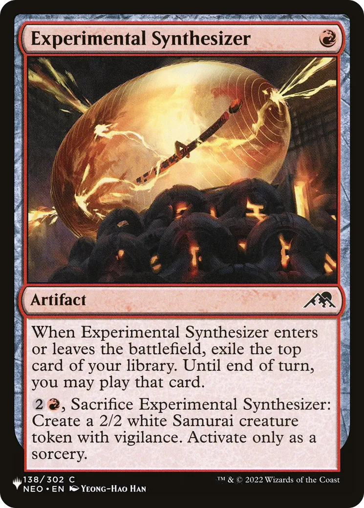 Synthétiseur expérimental — The List — Magic: The Gathering