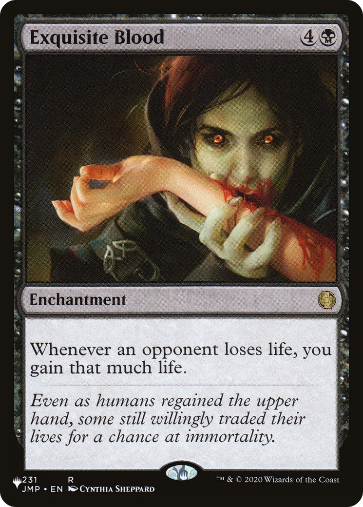 Sang délectable — The List — Magic: The Gathering