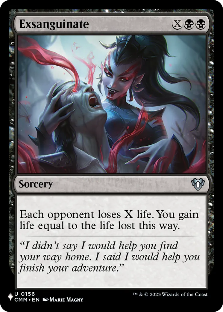 Exsanguinate — The List — Magic: The Gathering