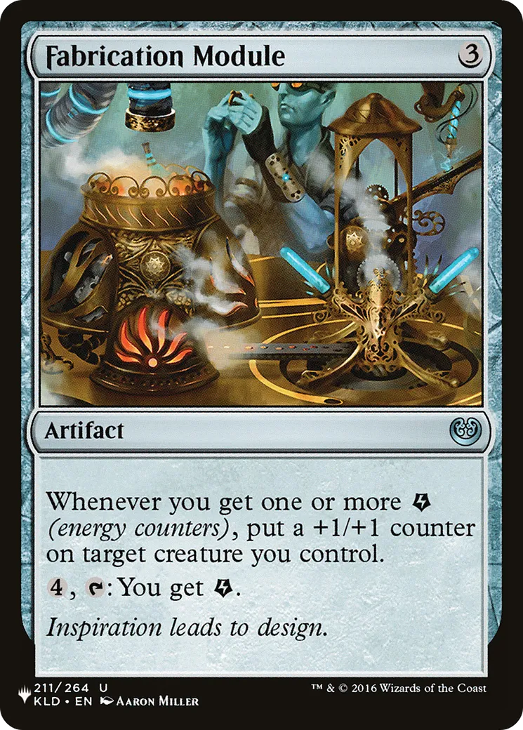 Module de fabrication — The List — Magic: The Gathering