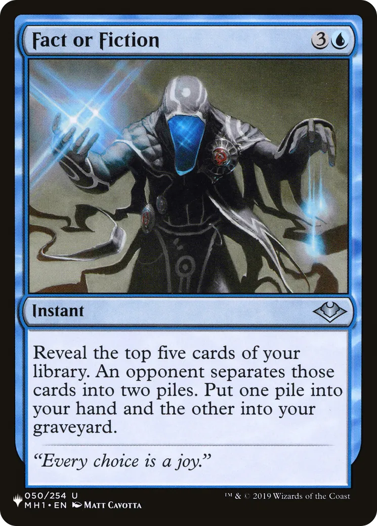 Fait ou fiction — The List — Magic: The Gathering