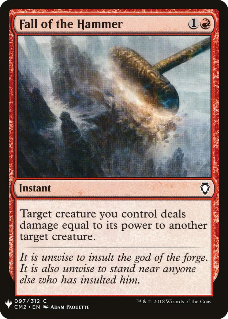 Fall of the Hammer — The List — Magic: The Gathering