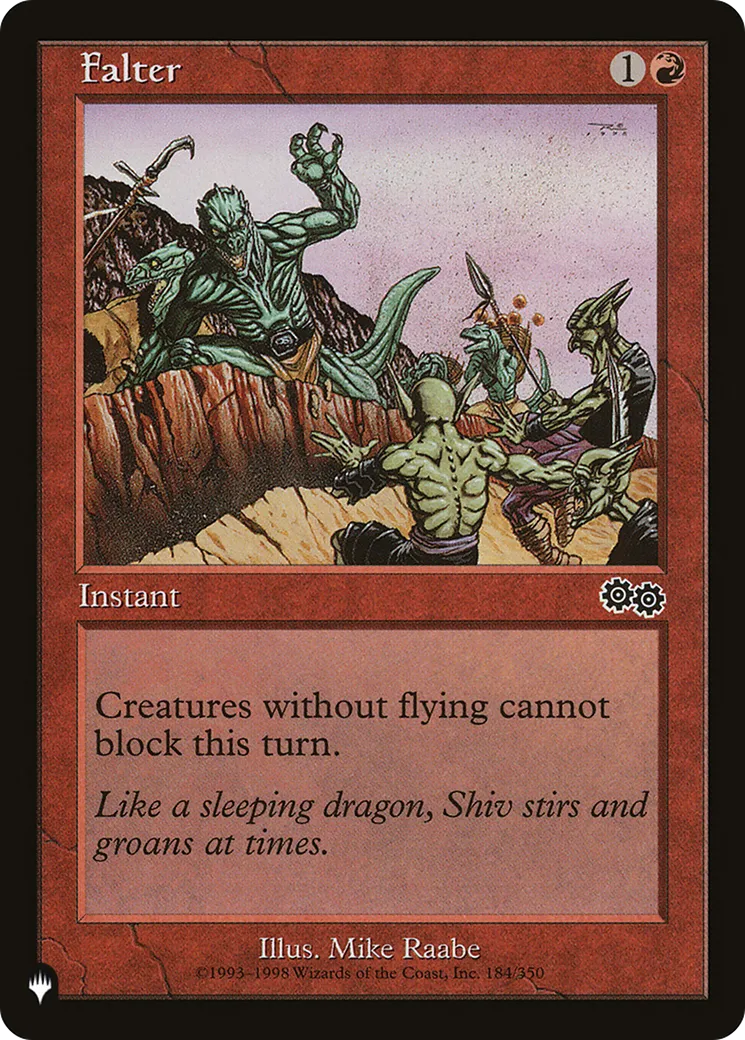 Falter — The List — Magic: The Gathering