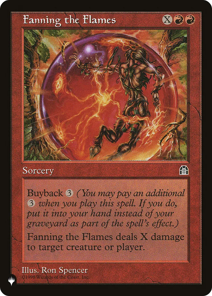 Attisement des flammes — The List — Magic: The Gathering