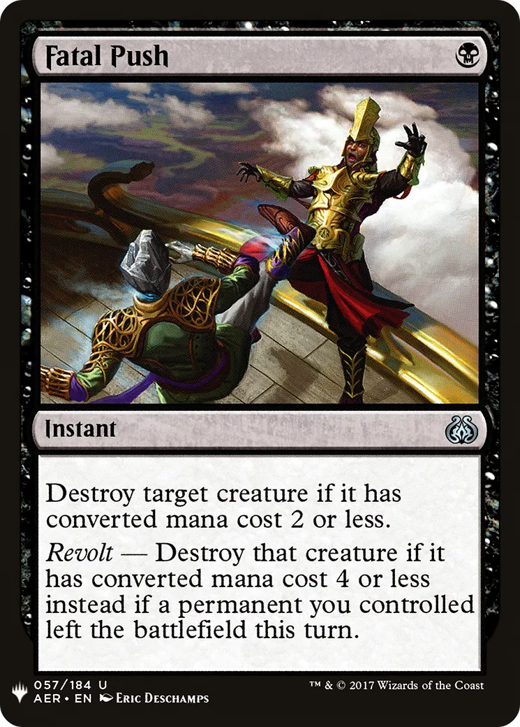Poussée fatale — The List — Magic: The Gathering