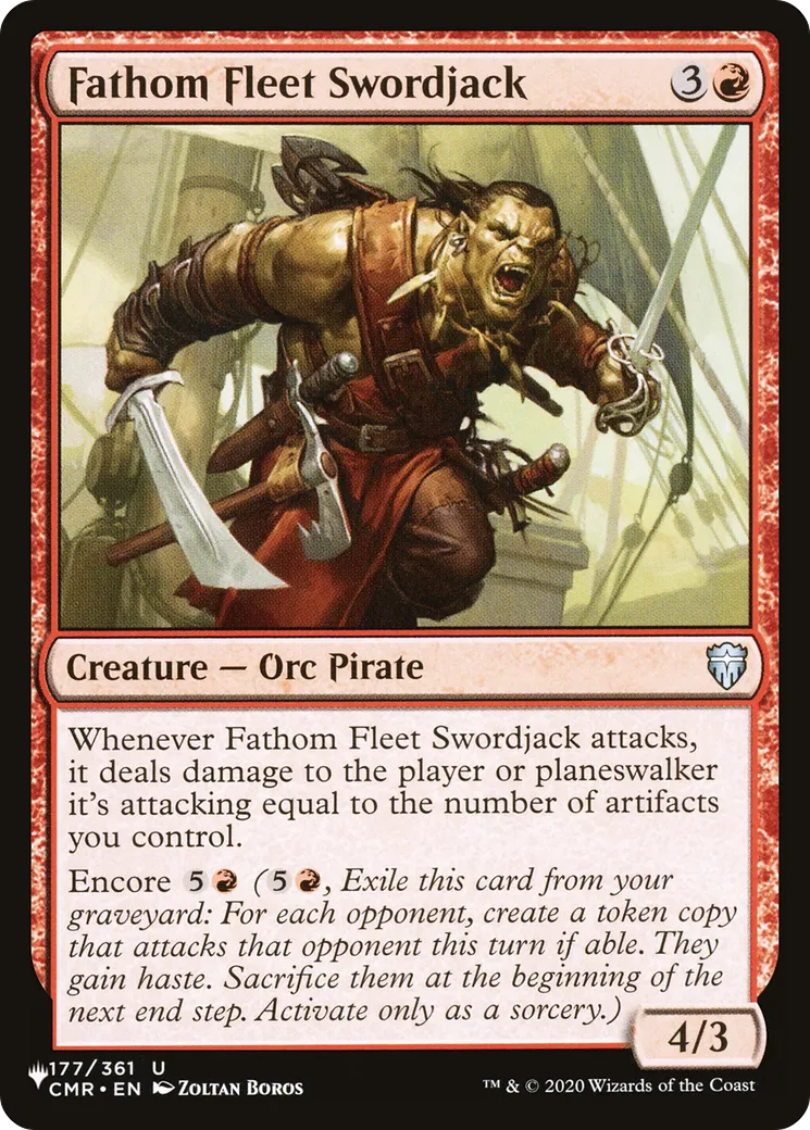 Fathom Fleet Swordjack — The List — Magic: The Gathering