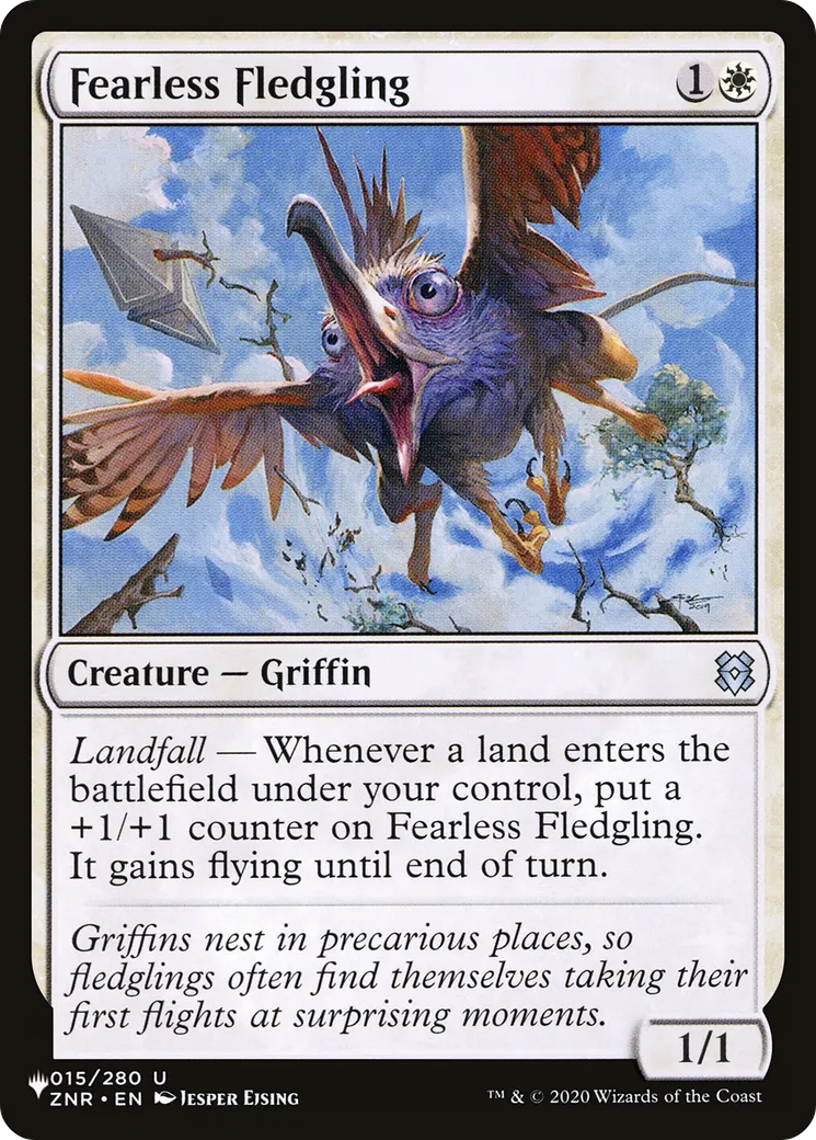 Fearless Fledgling — The List — Magic: The Gathering
