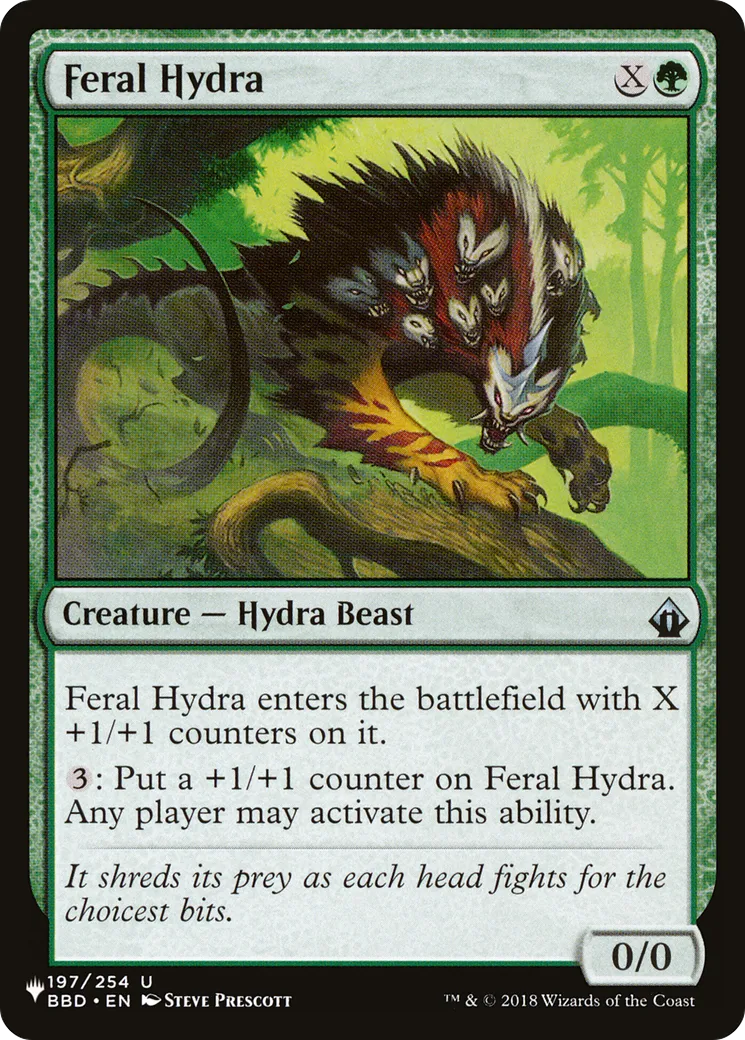 Feral Hydra — The List — Magic: The Gathering