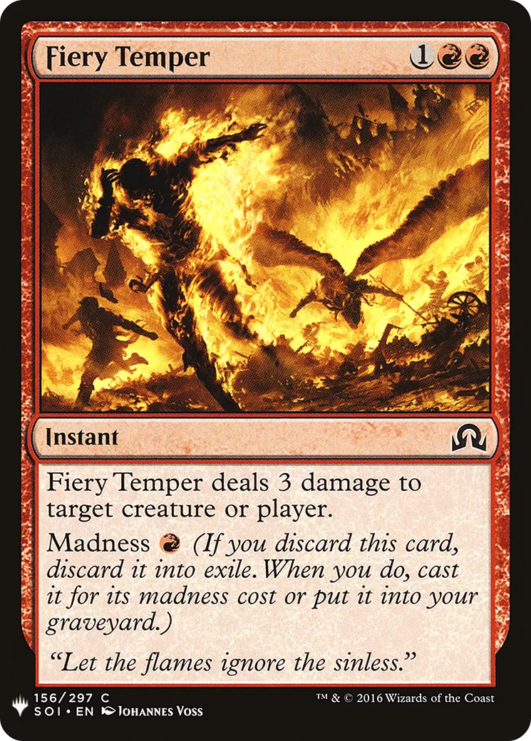 Tempérament fougueux — The List — Magic: The Gathering