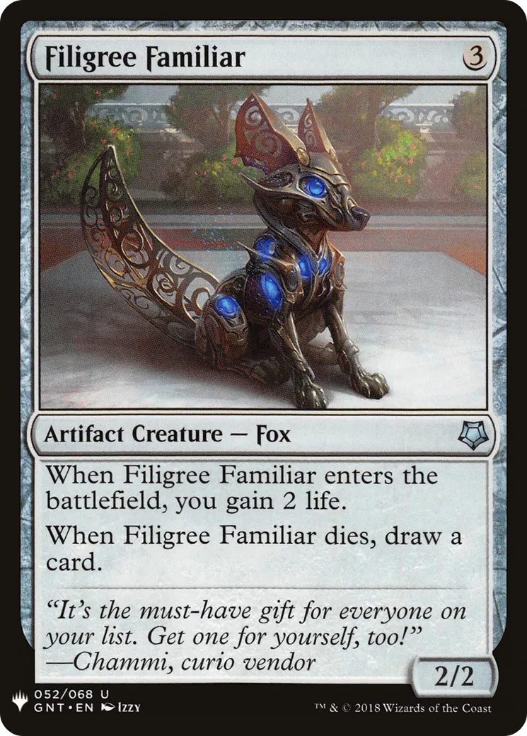 Familier de filigrane — The List — Magic: The Gathering