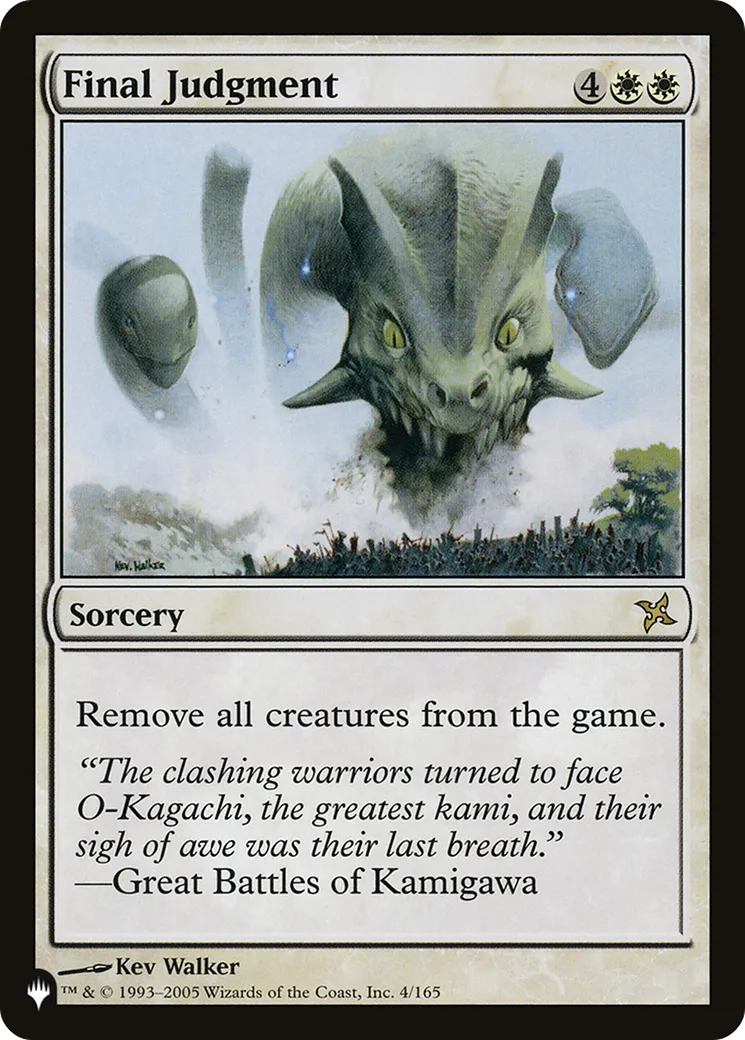 Final Judgment — The List — Magic: The Gathering