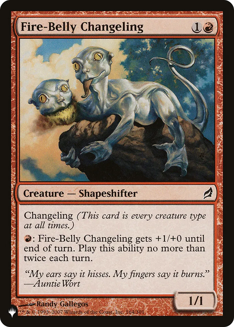 Changelin au ventre de feu — The List — Magic: The Gathering