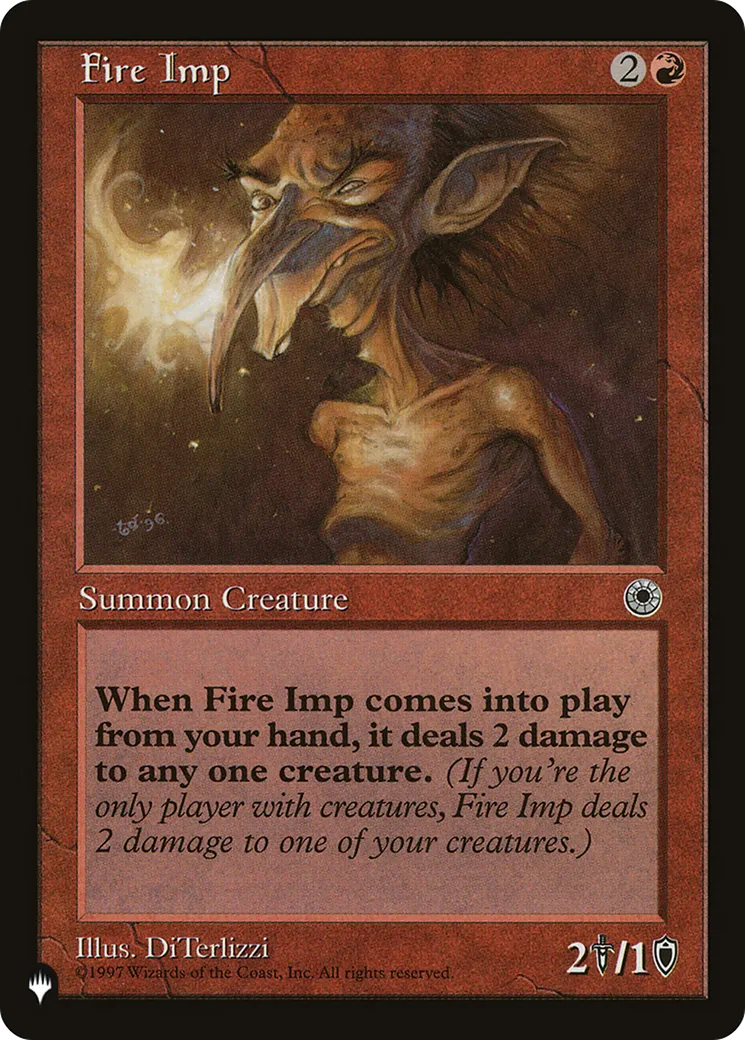 Diablotin de feu from The List - Magic: The Gathering