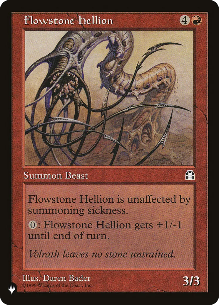 Flowstone Hellion — The List — Magic: The Gathering