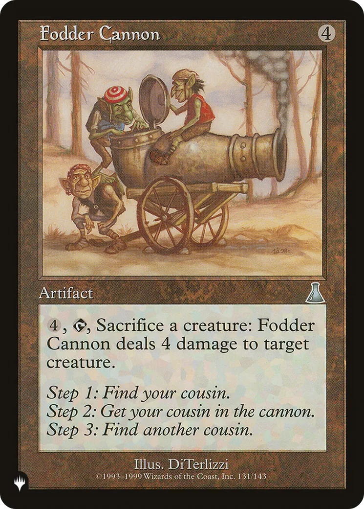 Canon à chair — The List — Magic: The Gathering