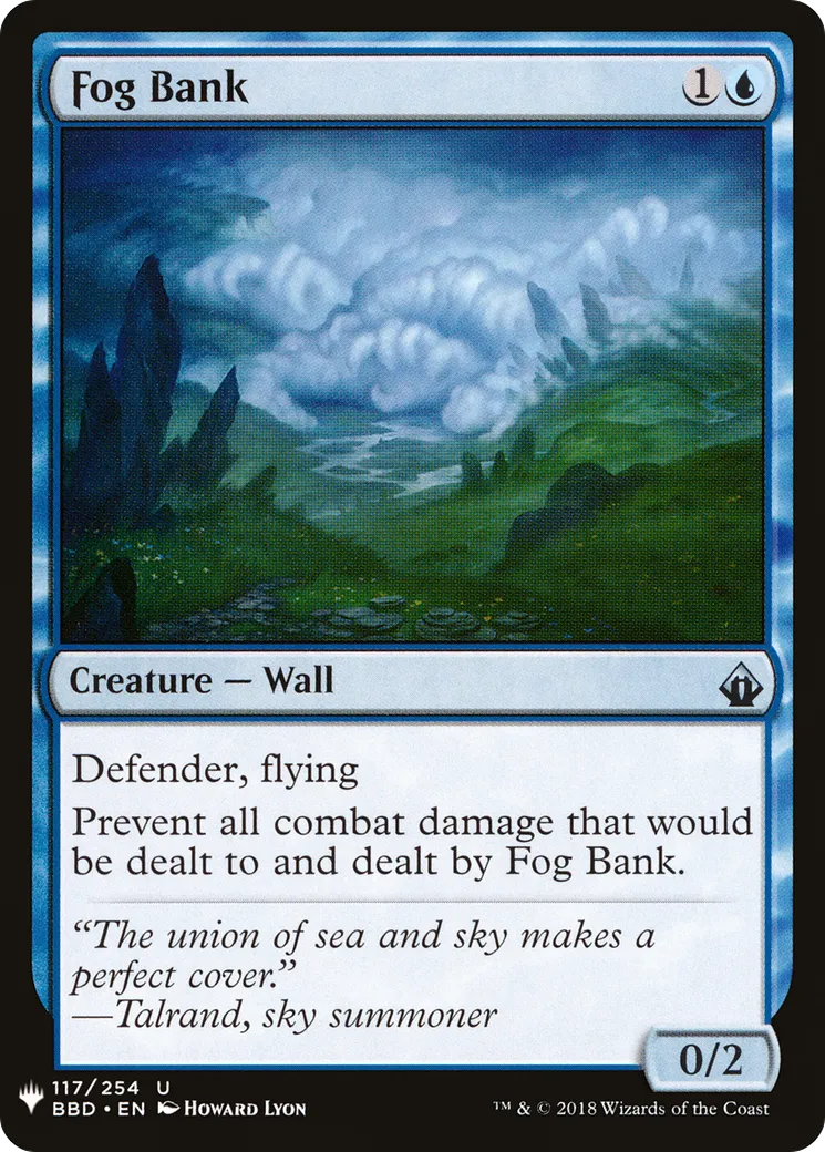 Banc de brouillard — The List — Magic: The Gathering