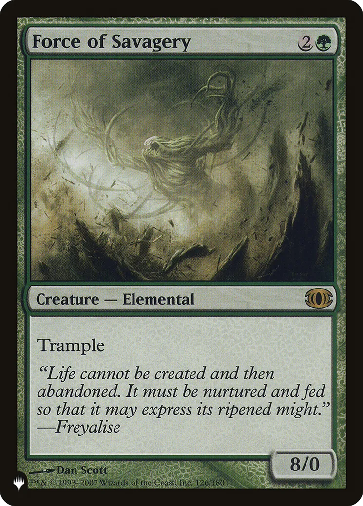 Force de sauvagerie — The List — Magic: The Gathering