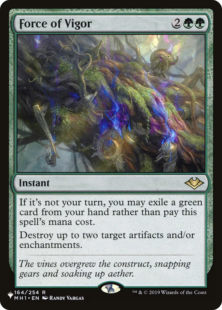 Force of Vigor — The List — Magic: The Gathering