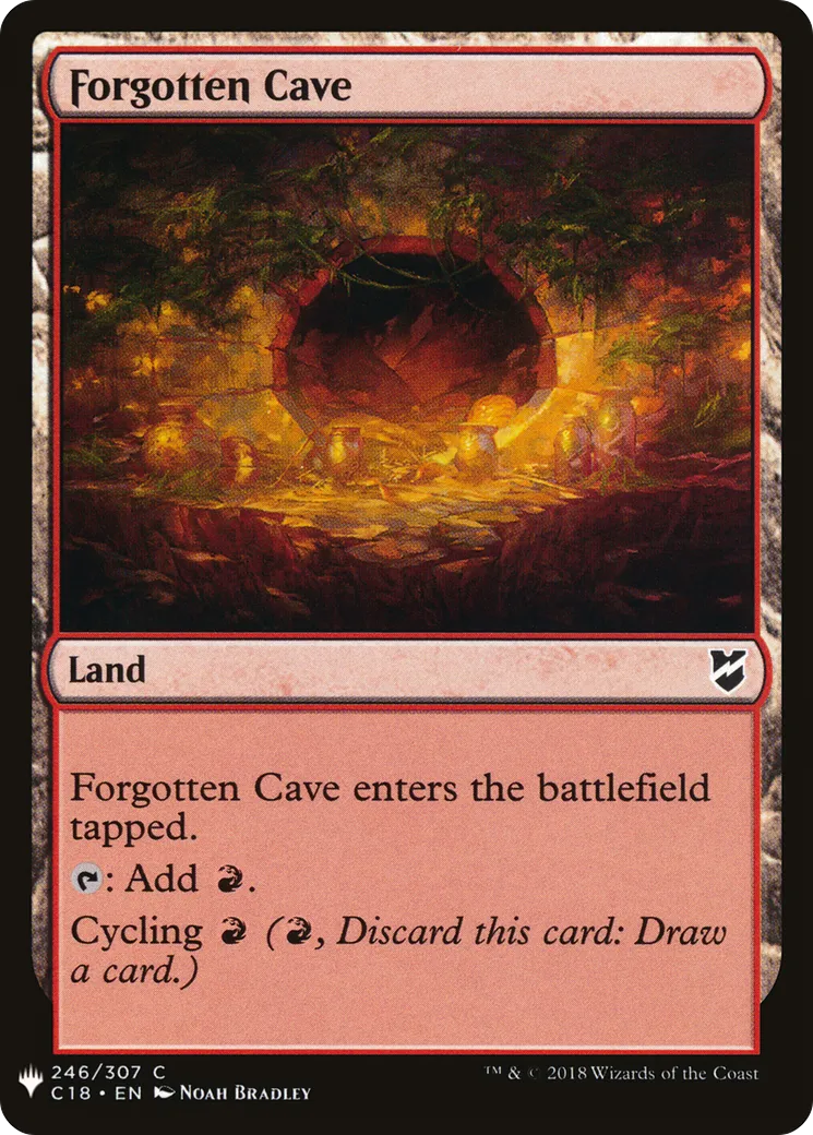 Forgotten Cave from The List - Magic: The Gathering