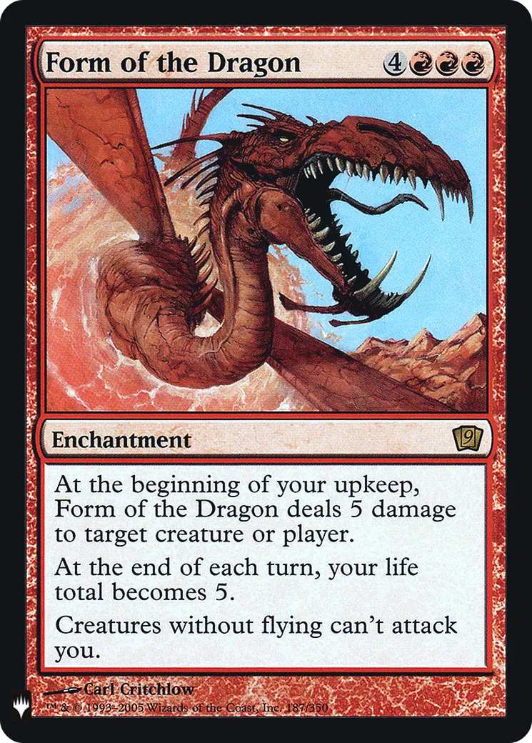 Forme du dragon — The List — Magic: The Gathering