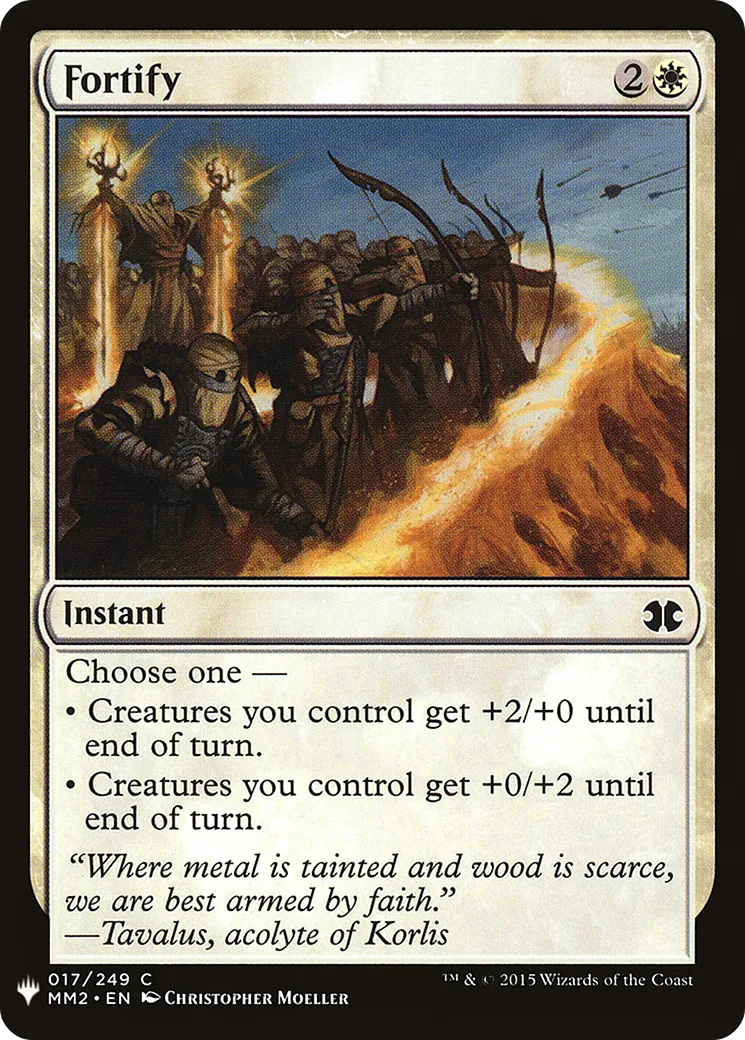 Fortify — The List — Magic: The Gathering
