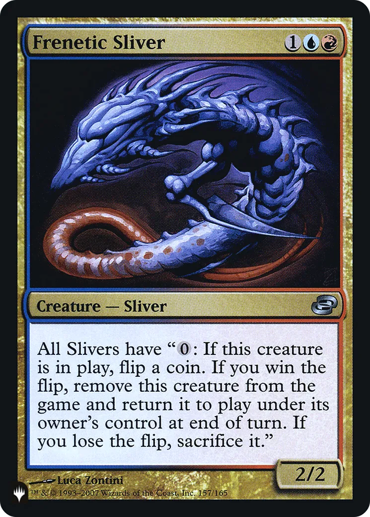 Frenetic Sliver — The List — Magic: The Gathering