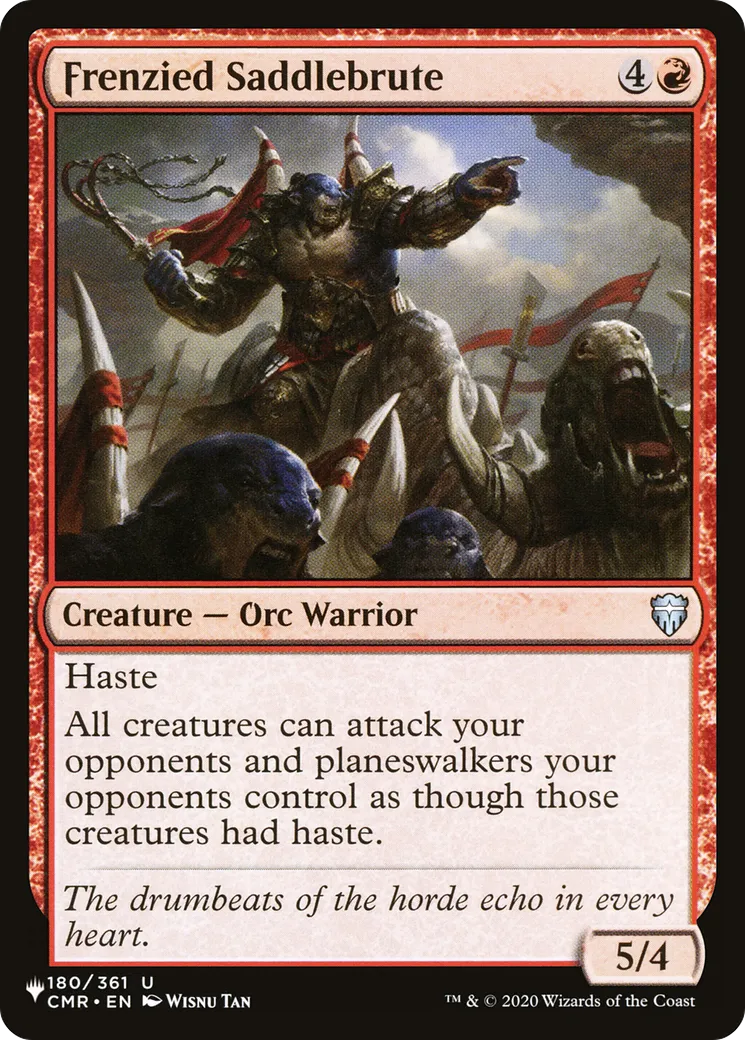 Frenzied Saddlebrute — The List — Magic: The Gathering
