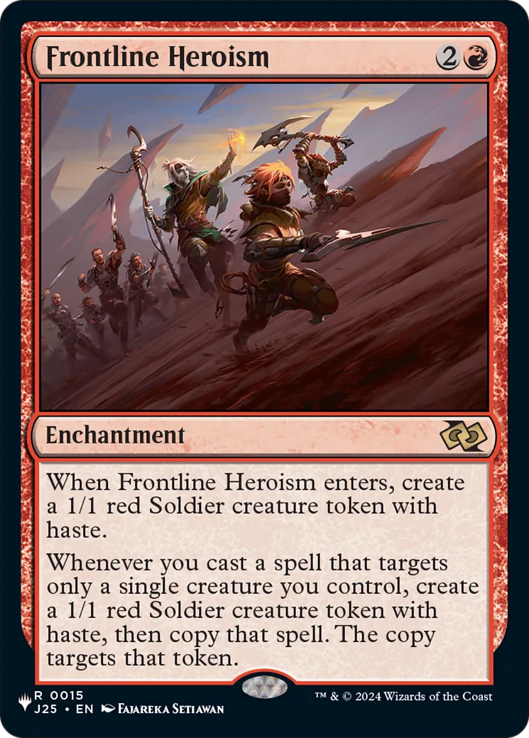 Frontline Heroism — The List — Magic: The Gathering