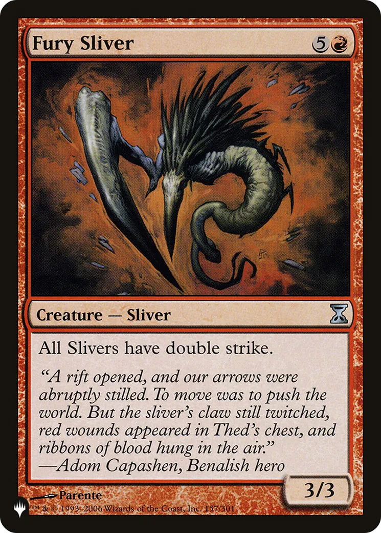Slivoïde furieux — The List — Magic: The Gathering