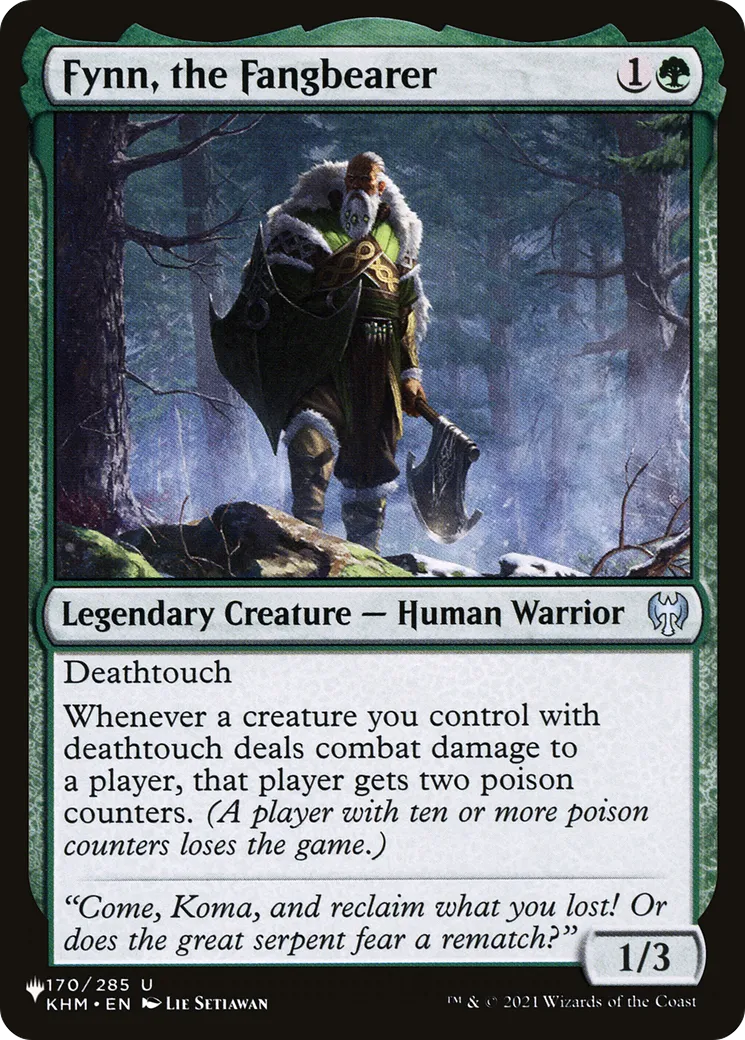 Fynn, the Fangbearer — The List — Magic: The Gathering