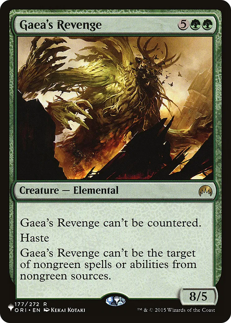 Vengeance de Gaia — The List — Magic: The Gathering