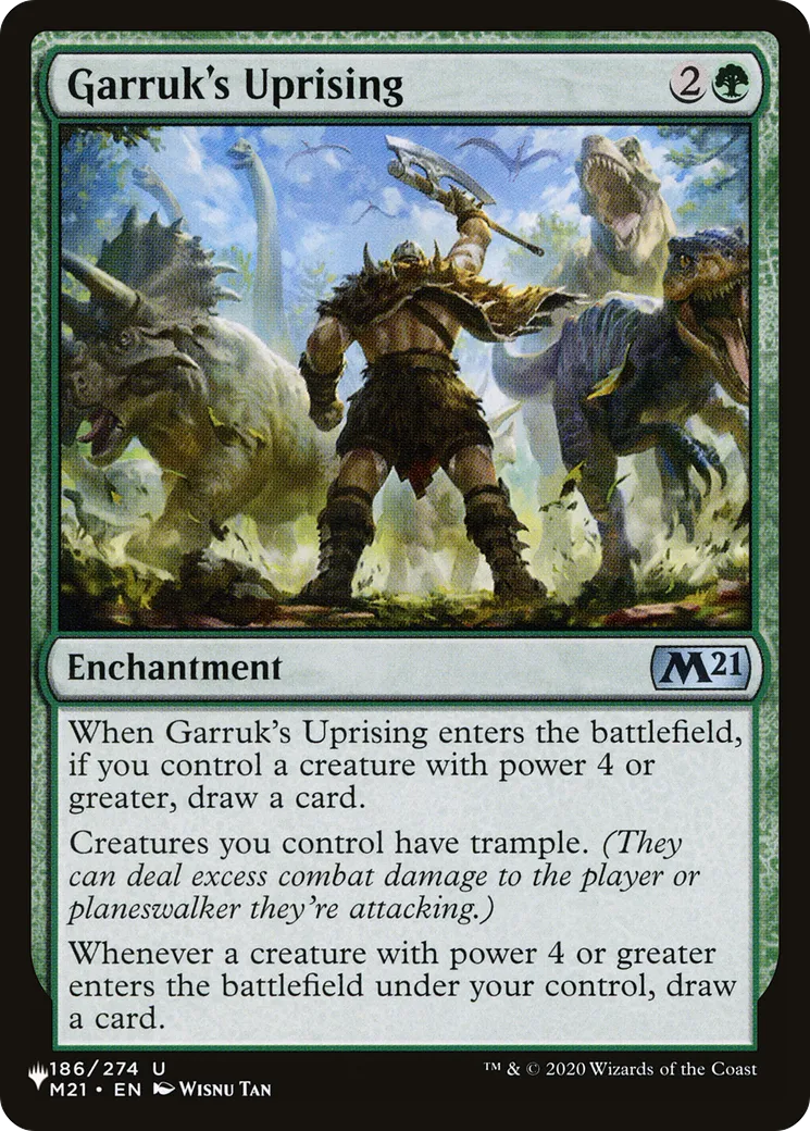 Soulèvement de Garruk — The List — Magic: The Gathering