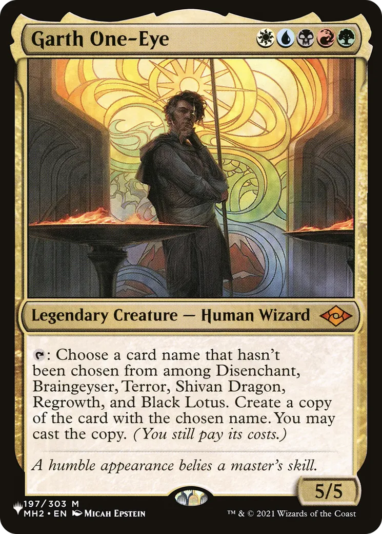 Garth le borgne — The List — Magic: The Gathering