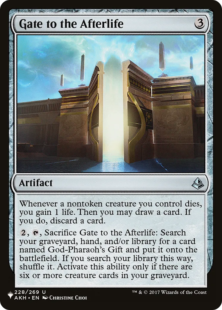 Portail vers l'au-delà — The List — Magic: The Gathering