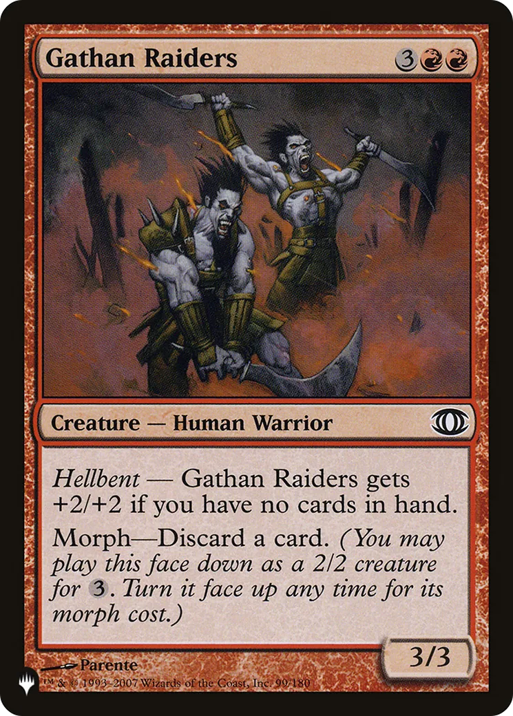 Gathan Raiders — The List — Magic: The Gathering