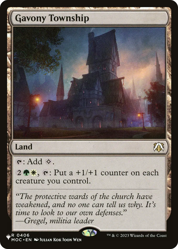 Gavony Township — The List — Magic: The Gathering