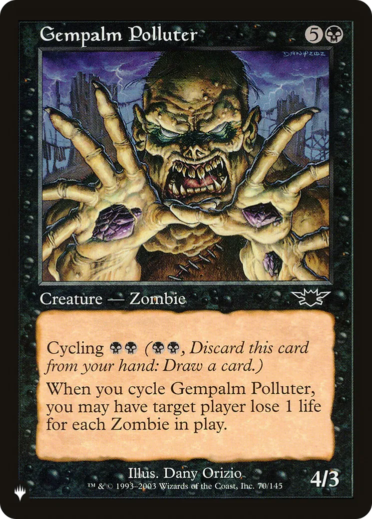 Pollueur gemmepaume — The List — Magic: The Gathering