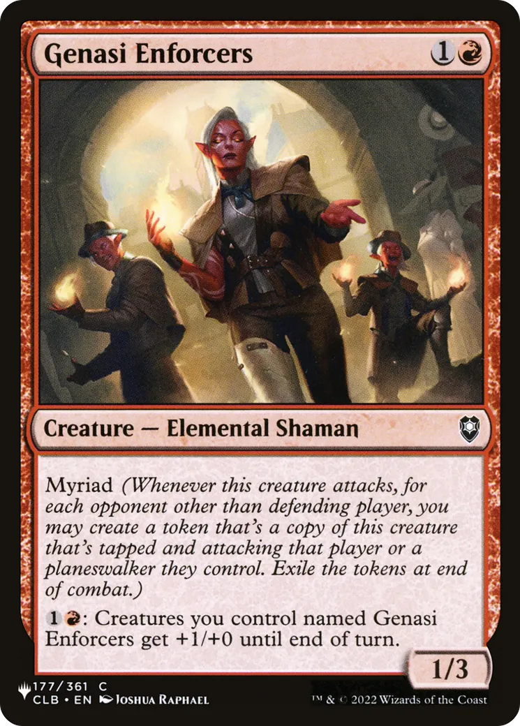 Genasi Enforcers — The List — Magic: The Gathering