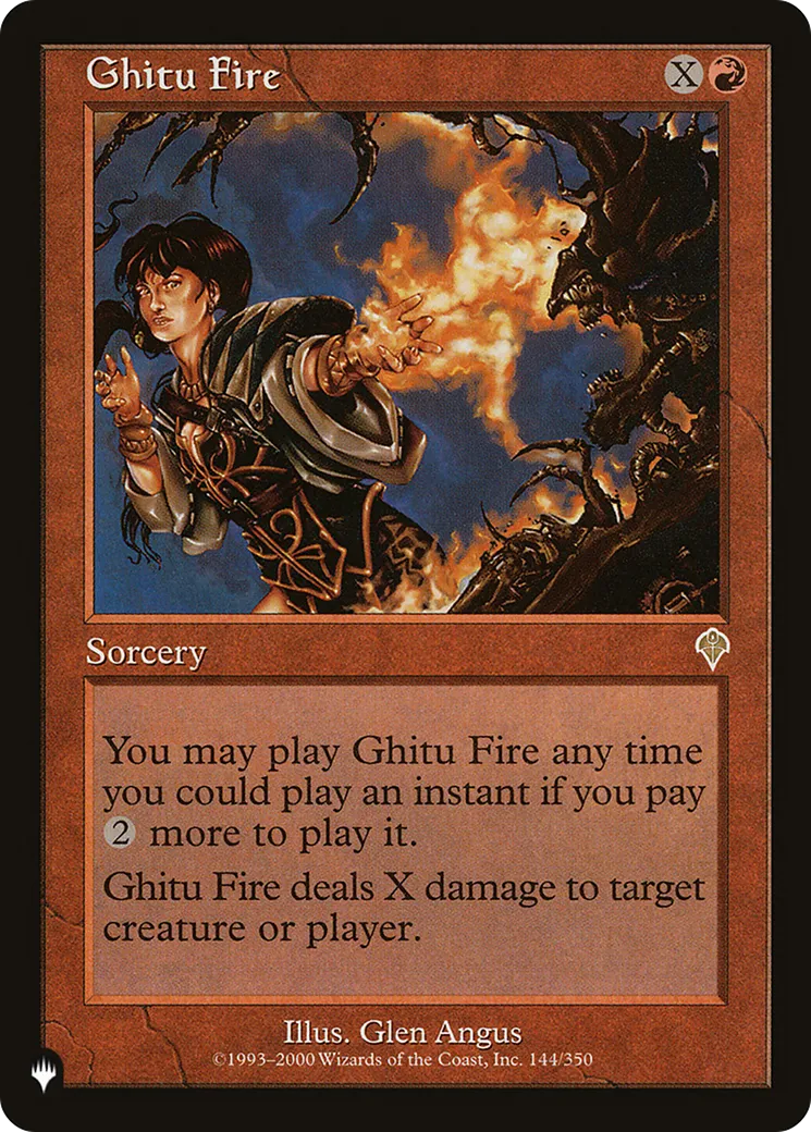 Feu guitûk — The List — Magic: The Gathering