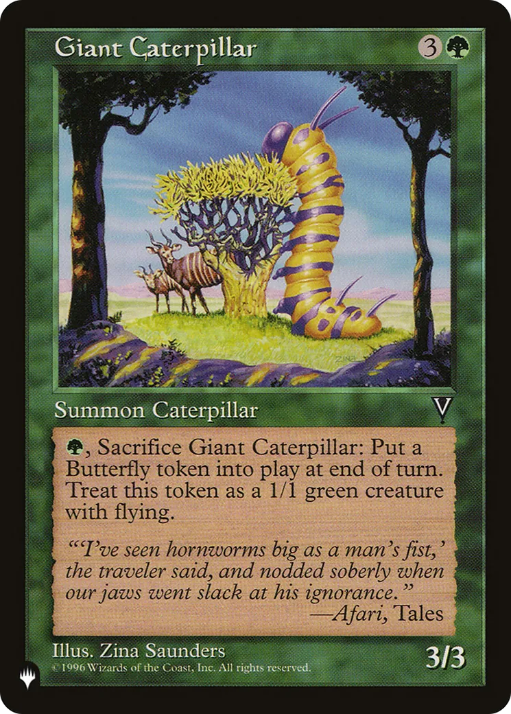 Chenille géante — The List — Magic: The Gathering