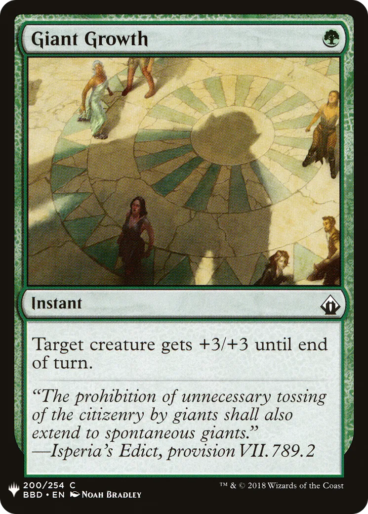 Croissance gigantesque — The List — Magic: The Gathering
