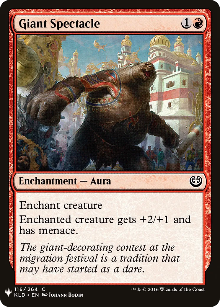 Spectacle géant — The List — Magic: The Gathering